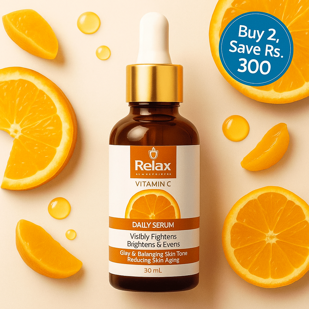 Vitamin C Daily Face Serum – Brightening, Anti-Aging & Hydrating Formula For Healthy Radiant Skin (30ml)