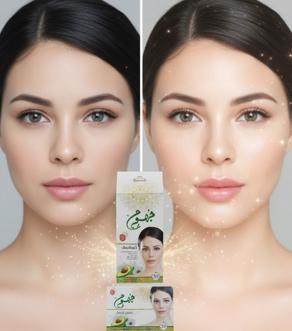 Jhoom Beauty Whitening Cream And Soap Set With Avocado Extract – Natural Skin Brightening, Deep Cleansing, And Glowing Complexion