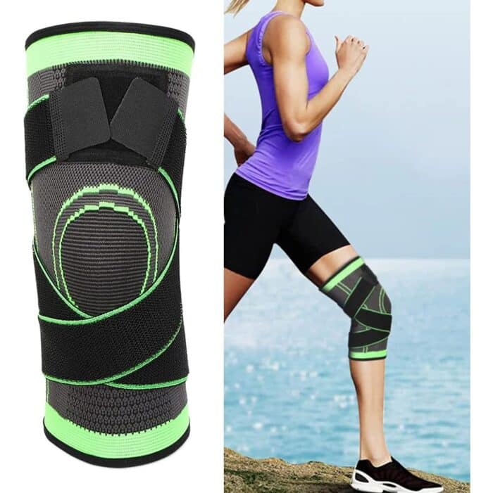 FlexiKnee Support – Adjustable Strap Knee Brace for Running, Sports & Pain Relief